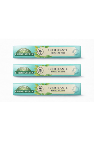 Antica Erboristeria Set de 3 paste de dinți purificatoare – Mentă și Ceai Verde