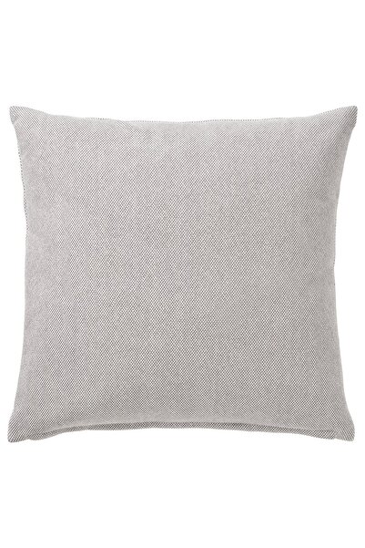 IKEA Pernă SANDTRAV, gri/alb, 45 x 45 cm