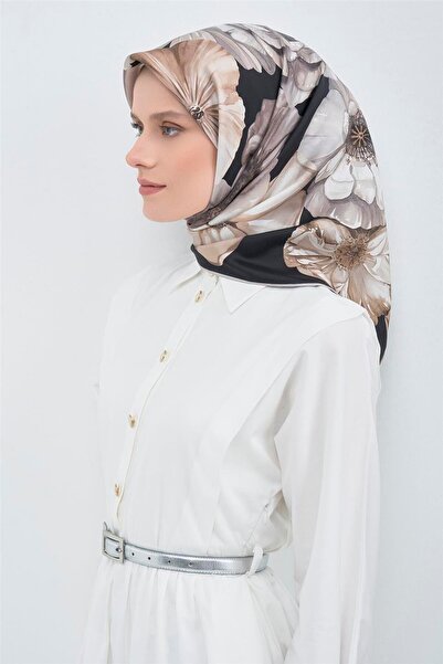 Armine Eșarfă din mătase pură tip twill 9503D 07