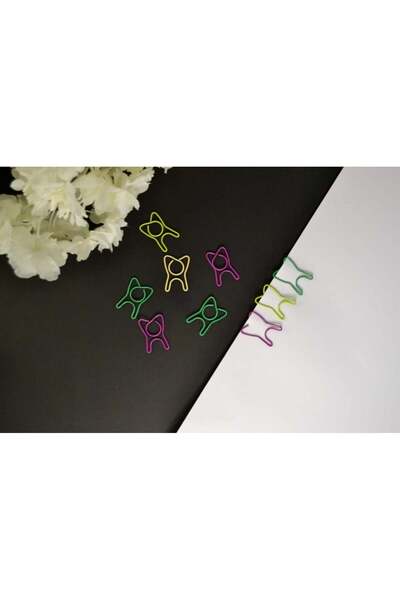 unkown مشابك ورق شكل الاسنان