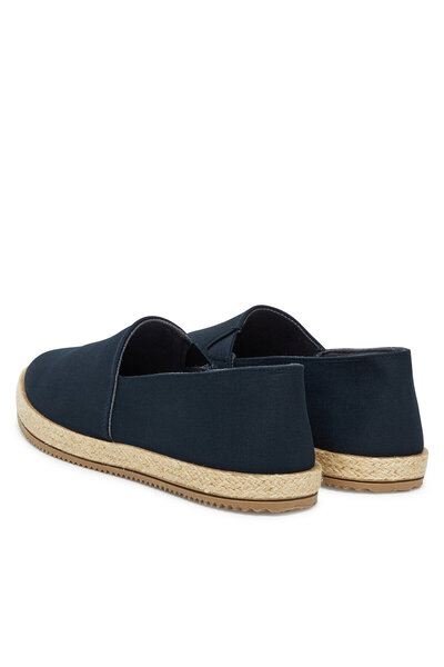 Lanetti men's espadrilles navy blue MF1594-1