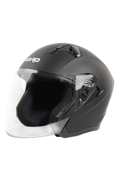 GP KOMPOZİT GP NERO MKS006-MB Şeffaf Vizörlü Motosiklet Yarım Kask