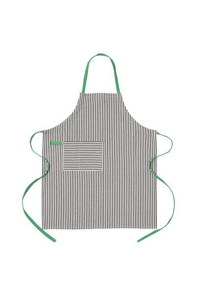 IKEA Șorț MÄVINN, dungi negre/albe, 92 x 90 cm