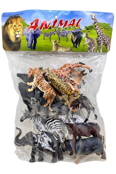 JPT Set de figurine cu animale sălbatice - Jucării educative pentru copii