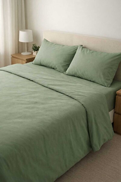 mer-tim ezberbozan ev tekstili Mer-Tim Cotton Ranforce Double King Size Water...