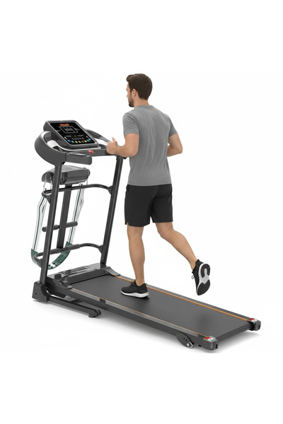 Fitness World يتحمل جهاز المشي وزن 90 كجم، بقوة 1.5 حصان، وشاشة عرض رقمية، ون...