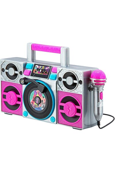 ekids جهاز كاريوكي LOL Surprise OMG Remix مع ميكروفون كاريوكي حقيقي للأطفال،