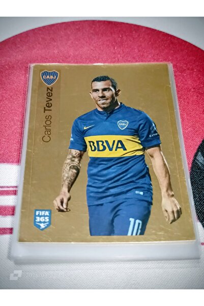 Panini بطاقة ملصق كرة القدم من الاتحاد الدولي لكرة القدم (فيفا) لكارلوس تيفيز