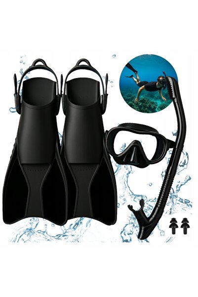 Other Diving Set Mask with Snorkel Fins for Swimming Sizes 38-42