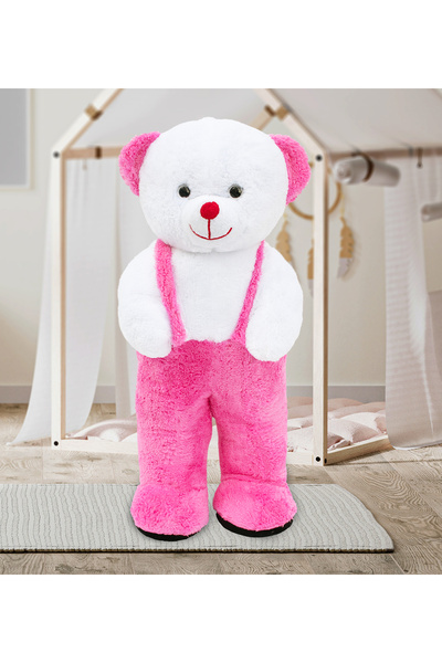 Pababo Tulumlu Peluş Ayıcık 80 cm – Büyük Boy Yumuşak Oyuncak & Sarılmalık Ayı