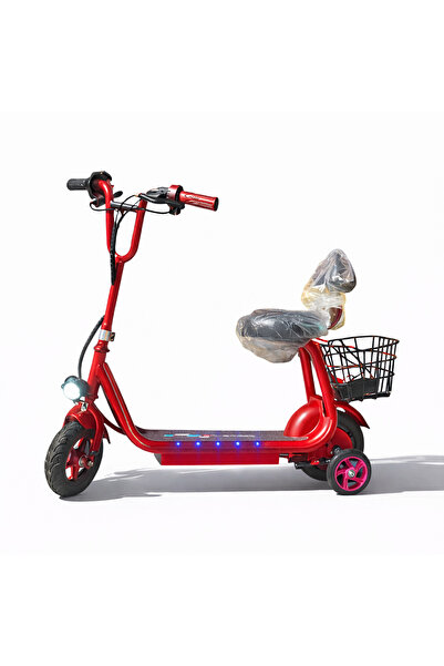 Generic سكوتر كهربائي ميني "أبو سلة" للأطفال - 36 فولت، بلوتوث، إضاءة جانبية ...