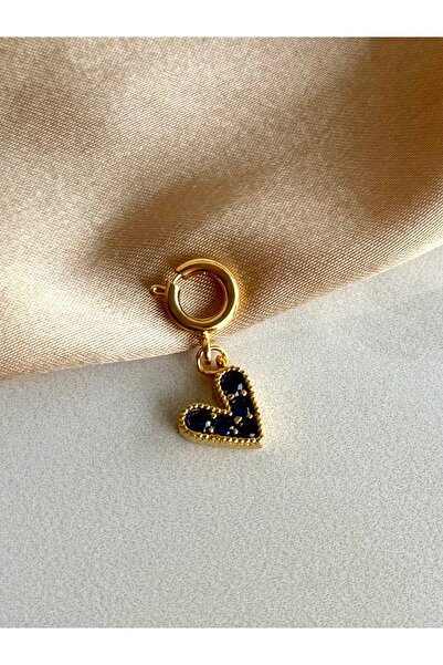 Nour Co Charm Pendant and Bracelet Charm Blue Stone Heart