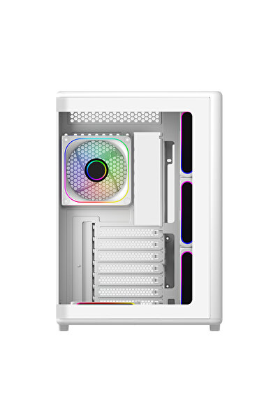 Cooler Master Elite 600 E600-WGNN-S02 7x120mm ARGB Fan ATX Beyaz Mid Tower Ga...