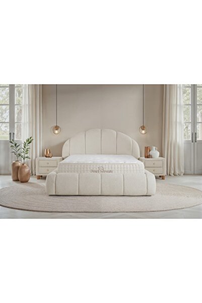 Konfor Yatak Pearl Serenity 3'lü Set Baza Başlık Yatak Seti