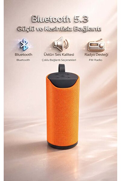 FaroxTech Taşınabilir Bluetooth Hoparlör - Yüksek Ses Kalitesi, FM Radyo & Ço...