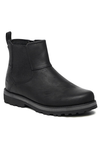 Timberland Boys Black Full Grain Courma Kid Chelsea Boots T