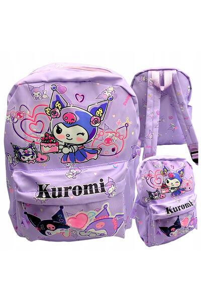 Other Kuromi Children's School Backpack For School, Solid, Roomy Satchel