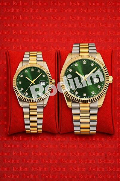 Rodium Lover's Wristwatch Women's Men's Couple's Watch