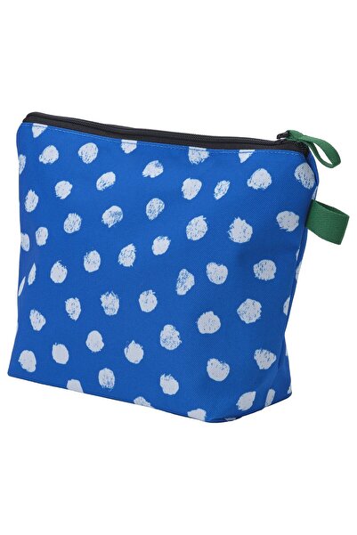 IKEA SKOGSSALLAT Toiletry Bag, White/Dots