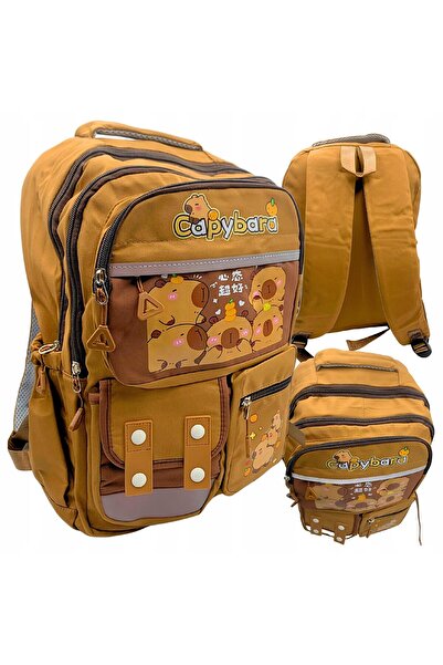 Other Kapybara School Backpack Multi-compartment Large School Bag