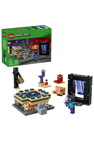 LEGO Călătoria Minecraft prin portalul către Iad și la Sfârșitul Pământului 2...