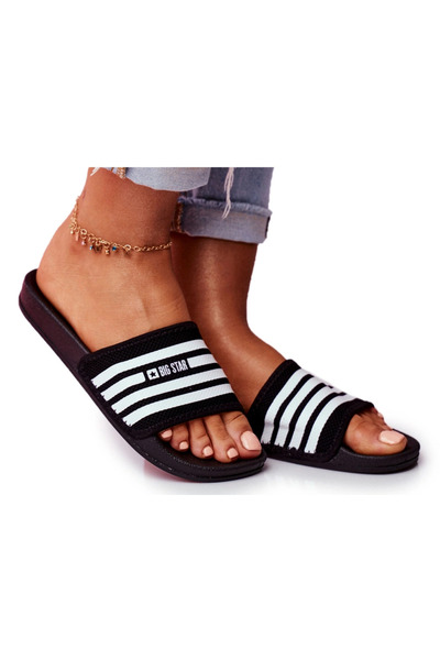 Big Star Shoes Women's slippers Big Star FF274A353 Black 37