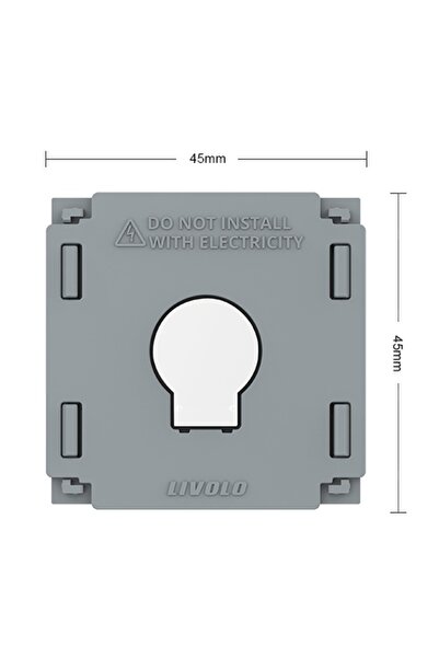 Livolo Modul intrerupator simplu cu revenire/reset, generatia noua