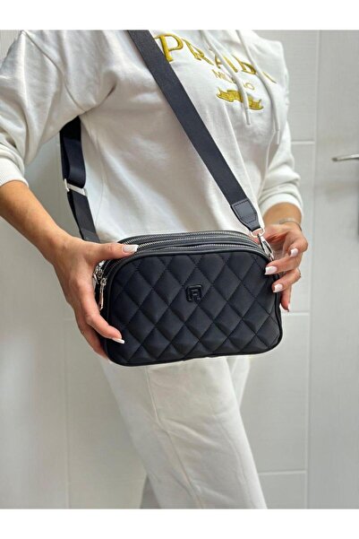 LOUİSA Geniş Ve Kullanışlı 3 Gözlü Çapraz Askılı Kapitane Çanta