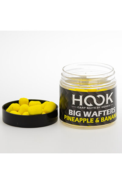 HOOK - Carp Baits By Genes Gantere mari 12/16mm (100ml) – Ananas și banană