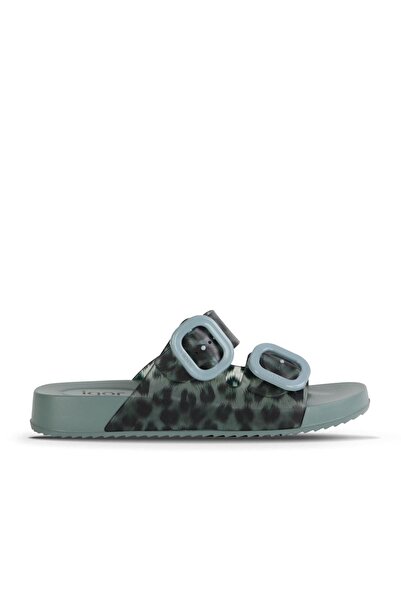 IGOR S10336-013 Habana Verde Double Buckle Women's Slippers