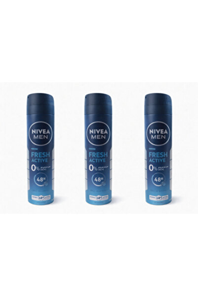 NIVEA Set 3 x Deodorant Spray MEN Fresh Active 150 ml