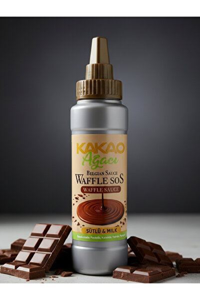 KAKAO AĞACI Sütlü Belçika Waffle & Krep & Pankek & Tatlı & Dondurma Sosu - 300 g