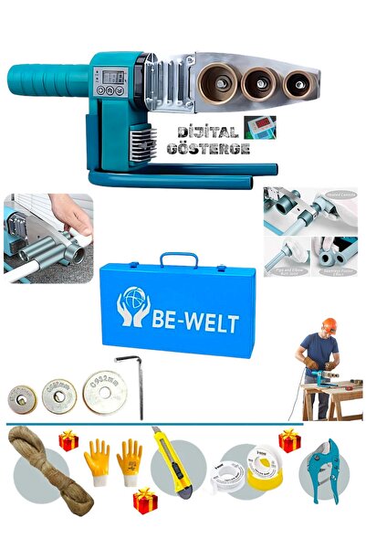 STANVOLT HEDİYELİ DİJİTAL GÖSTERGELİ ELEKTRİKLİ + 3 ADET PAFTALI PLASTİK BORU...