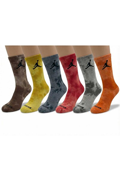 NoNameStore7 Set of 6 cotton blend long socks, One Size