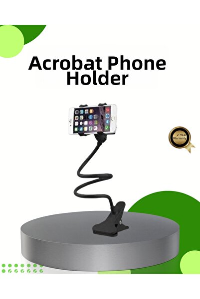 CT STONES Suport pentru telefon Acrobat pentru desktop, rotativ la 360 de grade