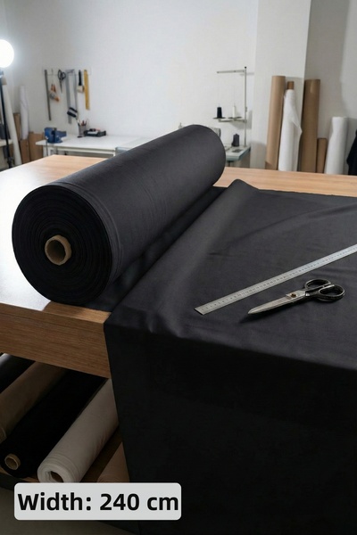 Morlay Суров черен плат – Американски плат – Плат за перфорация и подплата – ...