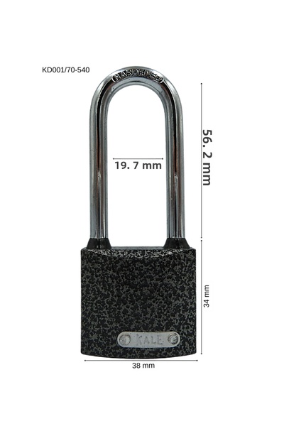 Kale Kilit Cast Iron Long Ring Padlock 40 mm