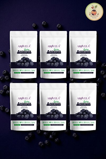 Arovela Arøvela - Geothermal Drying Aronia 100 g X 6 Pieces / Geothermal Dryi...
