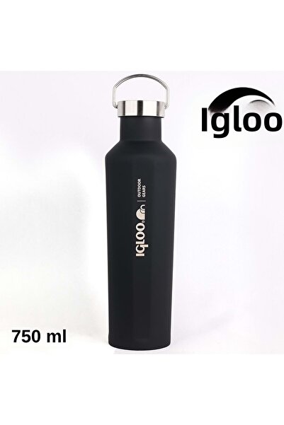 IGLOO زجاجة ترمس بنتاغون 750 مل باللون الأسود