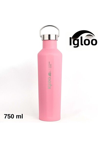 IGLOO زجاجة مياه ترمس بنتاغون 750 مل باللون الوردي