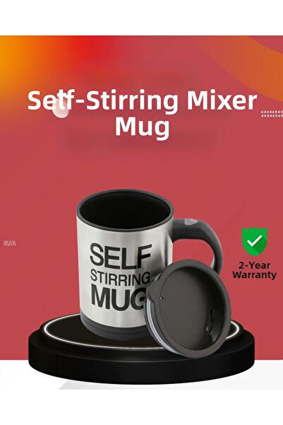 Epilons Self Stirring Thermos Mug |   Powerful Motor and Double Layer Heat Pr...