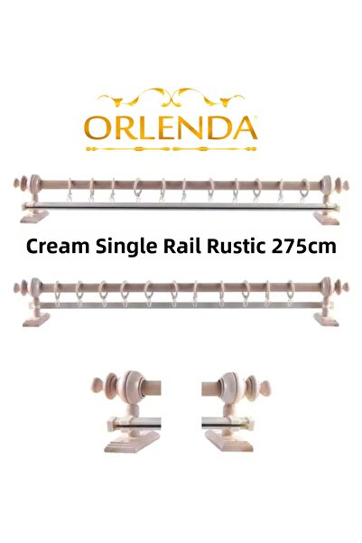 Orlenda Umeraș pentru perdea rustică din lemn de arțar - țeavă rustică cu o s...