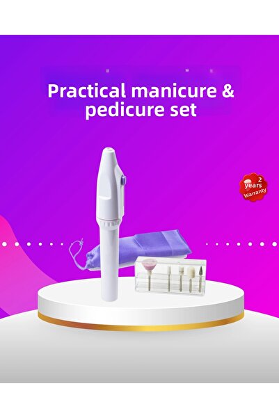 Twin Store مجموعة أدوات حفر الأظافر الكهربائية - سرعة قابلة للتعديل، تصميم مر...
