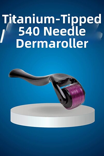 Epilons ديرما رولر من التيتانيوم من بي إف إس مع 540 إبرة بطول 1 مم لتقليل الم...