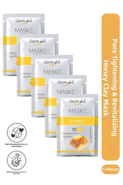 Dermokil Pore Tightening Honey Clay Mask 15 ml X 5 Pieces