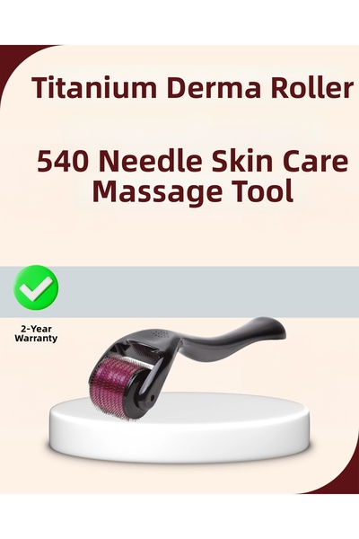 Twin Store مي للواردات ®   ديرمارولر من التيتانيوم ذو الإبر الدقيقة 1 مم مضاد...