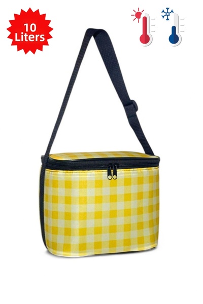 RELIANCE حقيبة نزهة سعة 10 لتر تحمل الطعام ثيرموس مبرد التغذية الحرارية