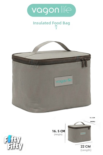 Vagonlife Θερμομονωμένη θερμομονωμένη τσάντα μεσημεριανού γεύματος Τσάντα μεσ...