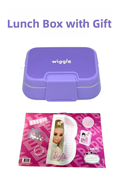 WİGGLE 1030ml Lunchbox New Single Layer 2 Compartment Stainless Steel Lunch B...