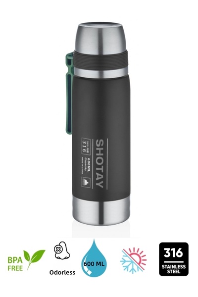 Shotay 600 Ml Stainless Steel Stainless Steel Thermos
